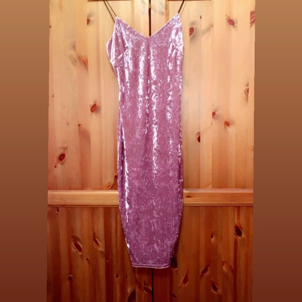 Lilac Suede Midi.